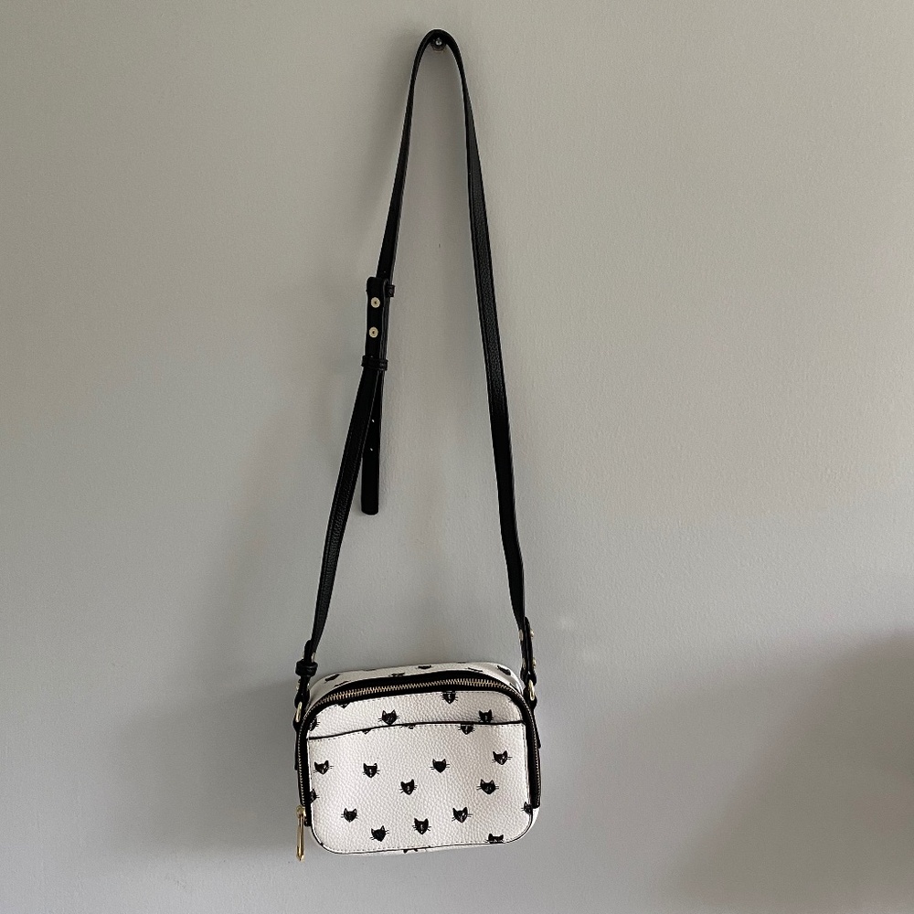 Indigo! Cat Pattern Crossbody Bag